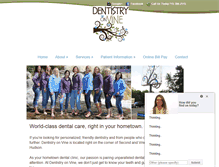 Tablet Screenshot of dentistryonvine.com